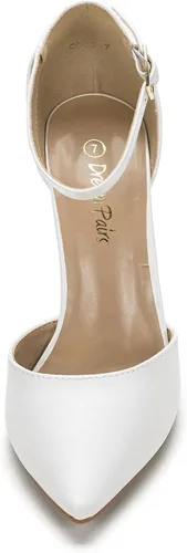 Vista 4 de DREAM PAIRS Coco Zapatos de tacón alto con punta, para mujer