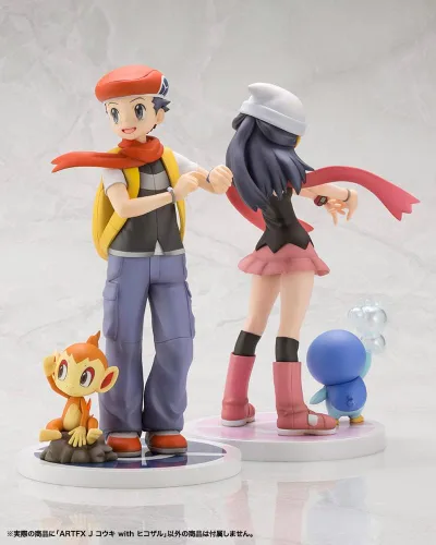 Vista 20 de Kotobukiya ARTfx J Pokemon Series Kouki con Hikosaru, escala 1/8, PVC, figura completa prepintada PV026
