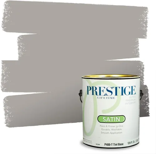 Vista 128 de PRESTIGE Paints - Pintura interior e imprimación en uno, 1 galón, cáscara de huevo, pimienta envejecida