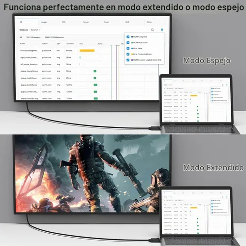 Vista 5 de Adaptador de DisplayPort a VGA, Benfei DP DisplayPort a VGA, cable de 6 pies, macho a macho chapado en oro compatible con Lenovo, Dell, HP, ASUS