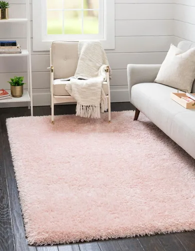 Vista 22 de Rugs.com - Alfombra de la colección Infinity, alfombra de pelo mullido sólida de 2 x 3 pies, color azul Egeo, perfecta para salas de estar