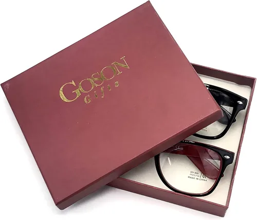 Vista 2 de Goson Lentes transparentes sin receta para mujeres y hombres