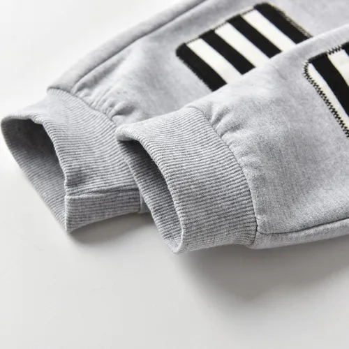 Vista 7 de Ropa para bebé niño, sudadera con capucha y pantalones con estampado de dinosaurio