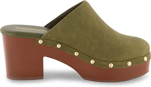 Vista 4 de CUSHIONAIRE Women's Gibbons Faux Wood Clog with Memory Foam Padding, Wide Widths Available