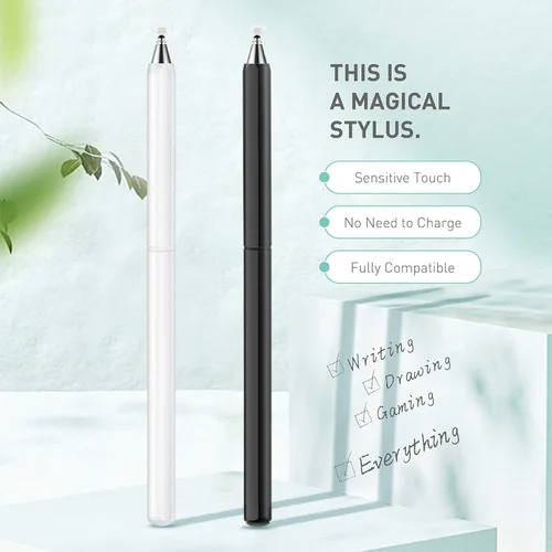 Vista 8 de Lápiz capacitivo para pantalla táctil, lápiz universal de alta sensibilidad y precisión con punta de disco capacitiva para Apple