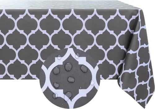 Vista 9 de Romanstile Mantel cuadrado de vinilo de verano, mantel de plástico impermeable a prueba de aceite, para exteriores, mantel de vinilo resistente