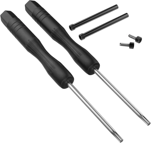 Vista 6 de Accesorio de tornillo compatible con Garmin Forerunner 235 Smart Watch, 2 piezas de acero inoxidable tornillos de repuesto herramienta de extracción