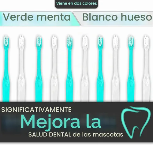 Vista 5 de H&H Pets Cepillo de dientes para perros pequeños y gatos – Cepillo de dientes suave y extra pequeño diseñado para gatos, cachorros y perros de raza