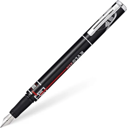 Vista 17 de Pluma estilográfica Sheaffer Pop con borde cromado y punta media, en caja de regalo, Clásico - Lila