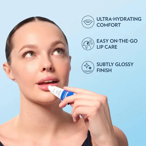 Vista 4 de Vaselina para labios con fórmula avanzada Vaseline; protector de piel, tamaño para viaje, 0,35 onza., paquete de de 12, 12 #1
