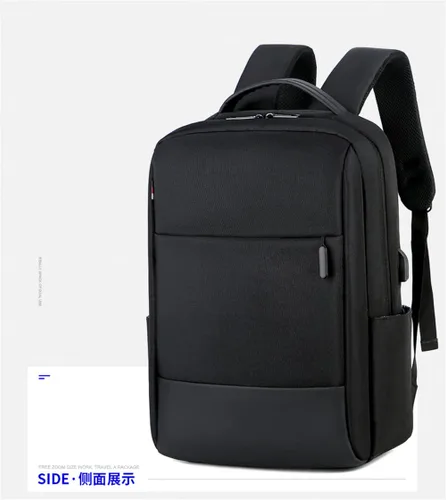 Vista 5 de Backpack for PS5 Carrying Case Laptop Travel Bag Black, Storage Bag for PS5 Large Capacity Backpack Waterproof Nylon with USB Connector, Travel Bag