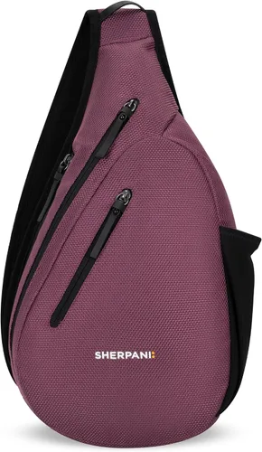 Vista 11 de Sherpani Esprit, bolso bandolera antirrobo, mochila cruzada Beige