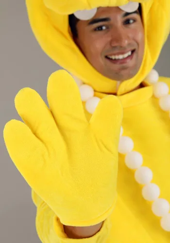 Vista 6 de Disfraz de Hipopótamo Amarillo de Hungry Hungry Hippos para Adultos Multicolor
