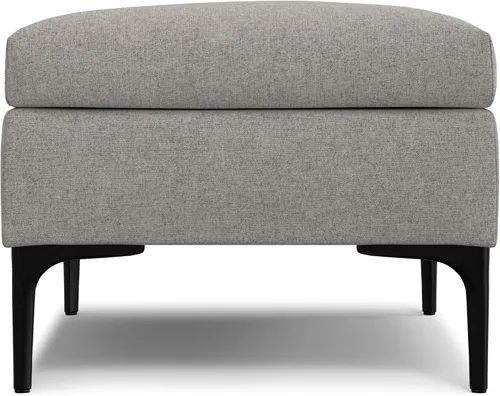 Vista 12 de SIMPLIHOME Rebecca - Mesa de centro rectangular de almacenamiento, otomana rectangular de 36 pulgadas de ancho con aspecto de lino tapizada