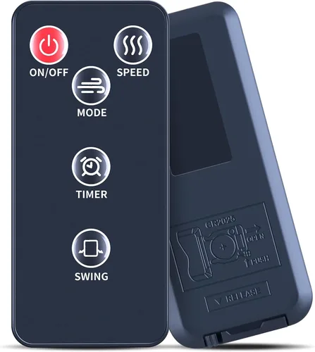 Vista 4 de Mando a distancia de repuesto compatible con ventilador de torre Uthfy HY-TF-803B HY-1001B para dormitorio