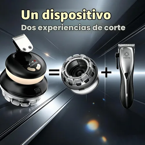 Vista 2 de Kit de corte de pelo automático para hombres, cortadora de pelo