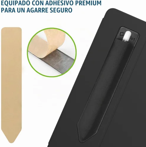 Vista 5 de Cellet Paquete de 2 soportes para lápiz capacitivo para iPad, funda elástica con adhesivo de alta calidad, compatible con Apple iPad Pro, Air, Mini