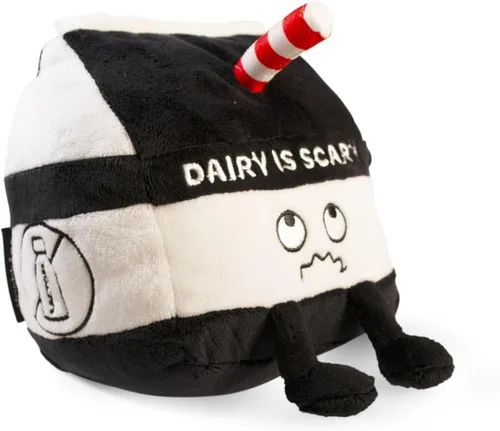 Vista 6 de Punchkins Peluche de pata de pollo, divertido peluche con texto en inglés "It's Leg Day", regalo para los amantes del humor, bonito juguete