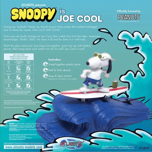 Vista 3 de ATLANTIS TOY & HOBBY INC. Snoopy Joe Cool Surfing AANM7502 Modelos de plástico Otros Varios