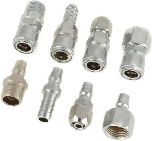 Vista 6 de Conector de acoplamiento S 8 unids Bsp 1/2 manguera neumática compresor de aire acoplador rápido enchufe enchufe conector conjunto