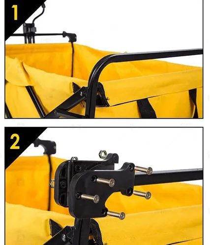 Vista 5 de TMXK Cubierta plegable para toldo, plegable, portátil, para jardín, playa, toldo, carros, plegable, mano, empuje, para niños, accesorios para carrito