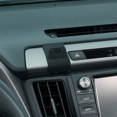 Vista 6 de BEERTE Soporte de teléfono para Toyota RAV4 2013-2018, ventilación de aire ajustable, soporte de teléfono celular para tablero de automóvil, soporte