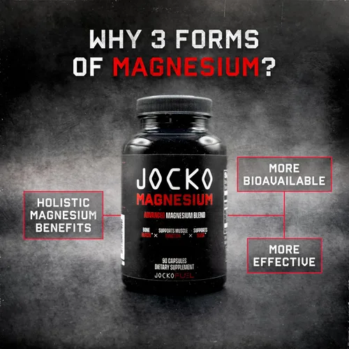 Vista 4 de Jocko Fuel Paquete de 2 suplementos - Magnesio Jocko + aceite de pescado Jocko