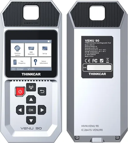 Vista 9 de THINKTPMS VENU90 TPMS OBD2 Herramienta de diagnóstico, activar/leer/aprender servidor TPMS, programación de sensores THINKCAR/MUCAR (315/433MHz),