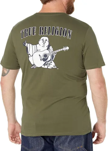 Vista 3 de True Religion Mens Buddha Logo Short Sleeve Tee