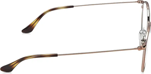 Vista 3 de Ray-Ban RX5387f - Marco de lentes recetados cuadrados de ajuste bajo puente