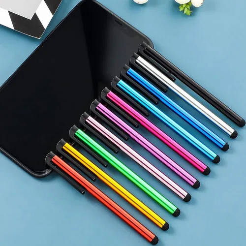 Vista 6 de Lápiz capacitivo para Samsung Galaxy Note II AT&T con lápiz capacitivo personalizado 3 unidades, color negro