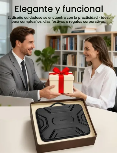 Vista 7 de DOMISO Funda para laptop de 13 pulgadas con asa, a prueba de golpes y resistente al agua, funda protectora de EVA para laptop de 13 a 13.3 pulgadas