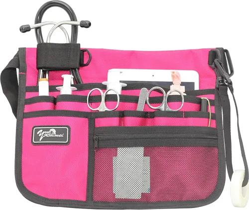 Vista 11 de Cinturón organizador médico, riñonera para enfermera, riñonera para enfermeras para el trabajo, kit práctico para la cintura para enfermeras