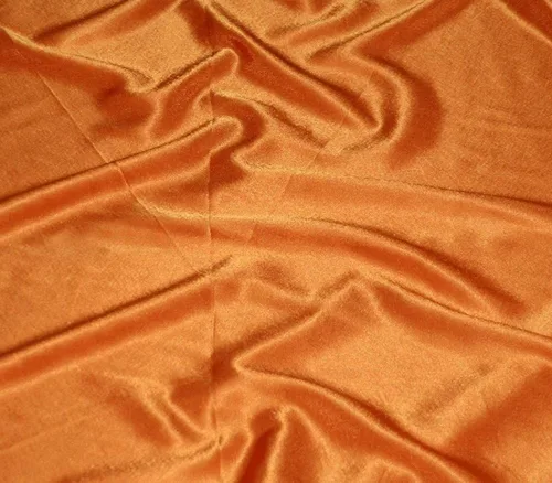 Vista 2 de Tela sólida de crepé satinado de 60 pulgadas de ancho vendida por yarda (Aqua)