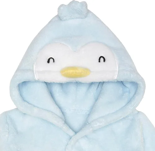 Vista 5 de Gerber Albornoz unisex de felpa suave con capucha de personaje animal para bebé