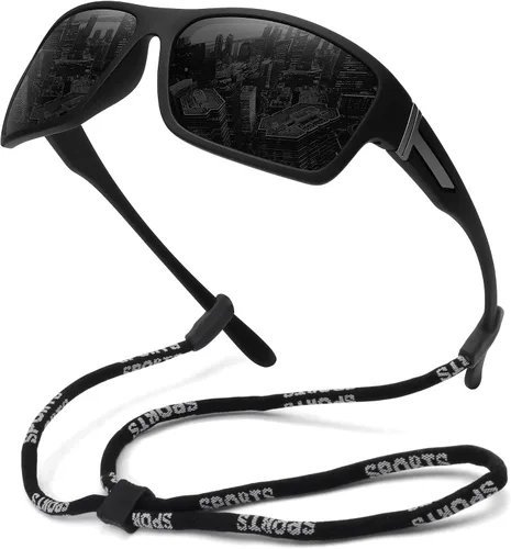 Vista 21 de STORYCOAST Gafas de sol polarizadas deportivas para hombres y mujeres, marco irrompible para ciclismo, pesca, conducción