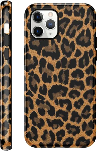 Vista 104 de Funda de teléfono con estampado de guepardo para iPhone 7/8/SE 2020/2022 de 4.7 pulgadas, funda de lujo con diseño de leopardo marrón coqueta a