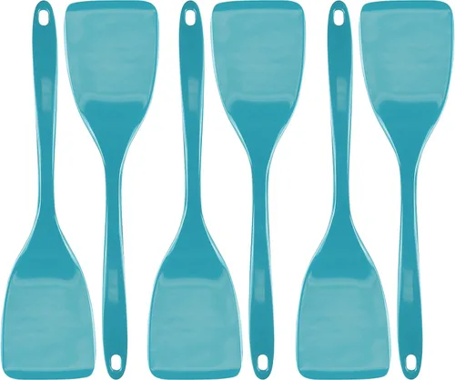 Vista 8 de Reston Lloyd - Espátula giratoria para sartenes antiadherentes, resistente al calor, sin BPA, con mango ergonómico, 11 pulgadas, juego de 6