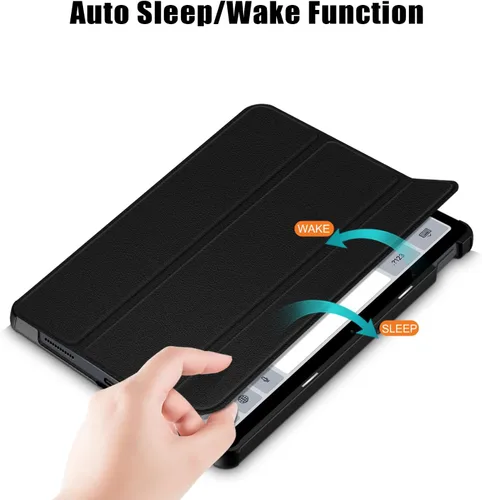 Vista 4 de Funda para Xiaomi Redmi Pad SE de 11 pulgadas, carcasa rígida con soporte delgado y parte trasera protectora para Redmi Pad SE 11 2023 con función