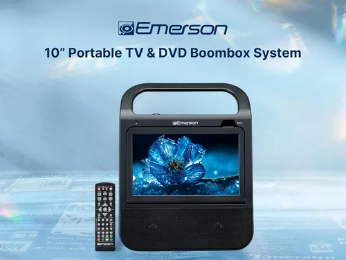 Vista 7 de Emerson EDL-3000 10.1" Sistema portátil de TV y DVD Boombox