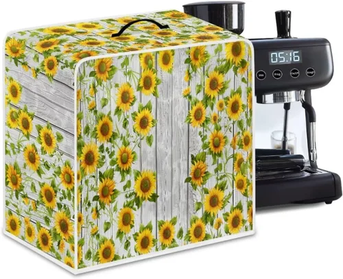 Vista 50 de DISNIMO Cubierta antipolvo para cafetera de mariposa azul, fundas para máquina de hacer café de cocina con mango superior, cubierta