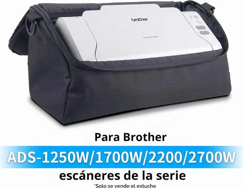 Vista 4 de plustek Estuche de transporte para escáner de documentos, a prueba de polvo, antiestático, protector y escáner, Fujitsu ScanSnap y Brother Document