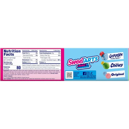 Vista 9 de SweeTARTS Cuerdas, dulces, manzana agria, suave y masticable, 3.5 onzas (paquete de 12)