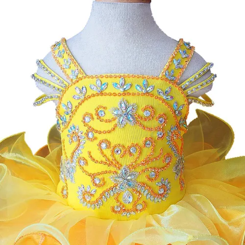 Vista 4 de Jenniferwu Vestidos hechos a mano, vestidos de cumpleaños, vestido de princesa para niñas