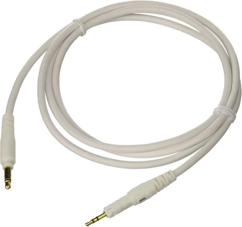 Vista 2 de Cable en espiral de repuesto Audio-Technica HP-CC para audífonos de la serie M, Negro