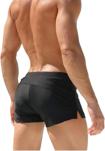 Vista 2 de TONLEN Mens Swimwear Short Swim Trunks with Zipper Pocket
