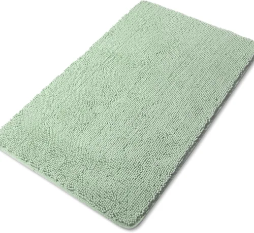 Vista 226 de Yeaban Alfombra de pasillo de baño de 24 x 72 pulgadas, antideslizante, alfombra de baño larga de felpilla gruesa, absorbente y lavable, alfombra