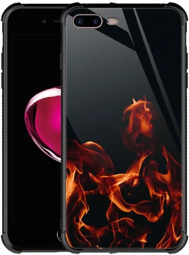 Vista 25 de CARLOCA Funda compatible con iPhone 8 Plus, iPhone 7 Plus para hombres y niños, increíble diseño de patrón de luz espacial nebulosa, a prueba