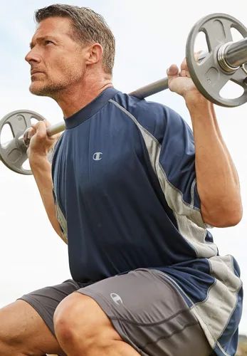 Vista 2 de Champion Pantalones cortos Vapor Performance para hombre grandes y altos