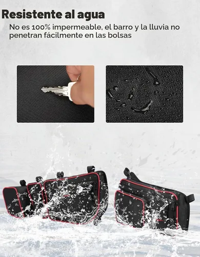 Vista 7 de KEMIMOTO UTV - Bolsas para puerta compatibles con modelos Maverick X3, color rojo, paquete de 4